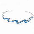 Pulseira Wave Blue Opal em prata 925
